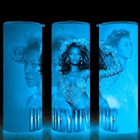 Dining | Glow In The Dark Beyonce Music Legend Purple Gradient Cup Mug ...